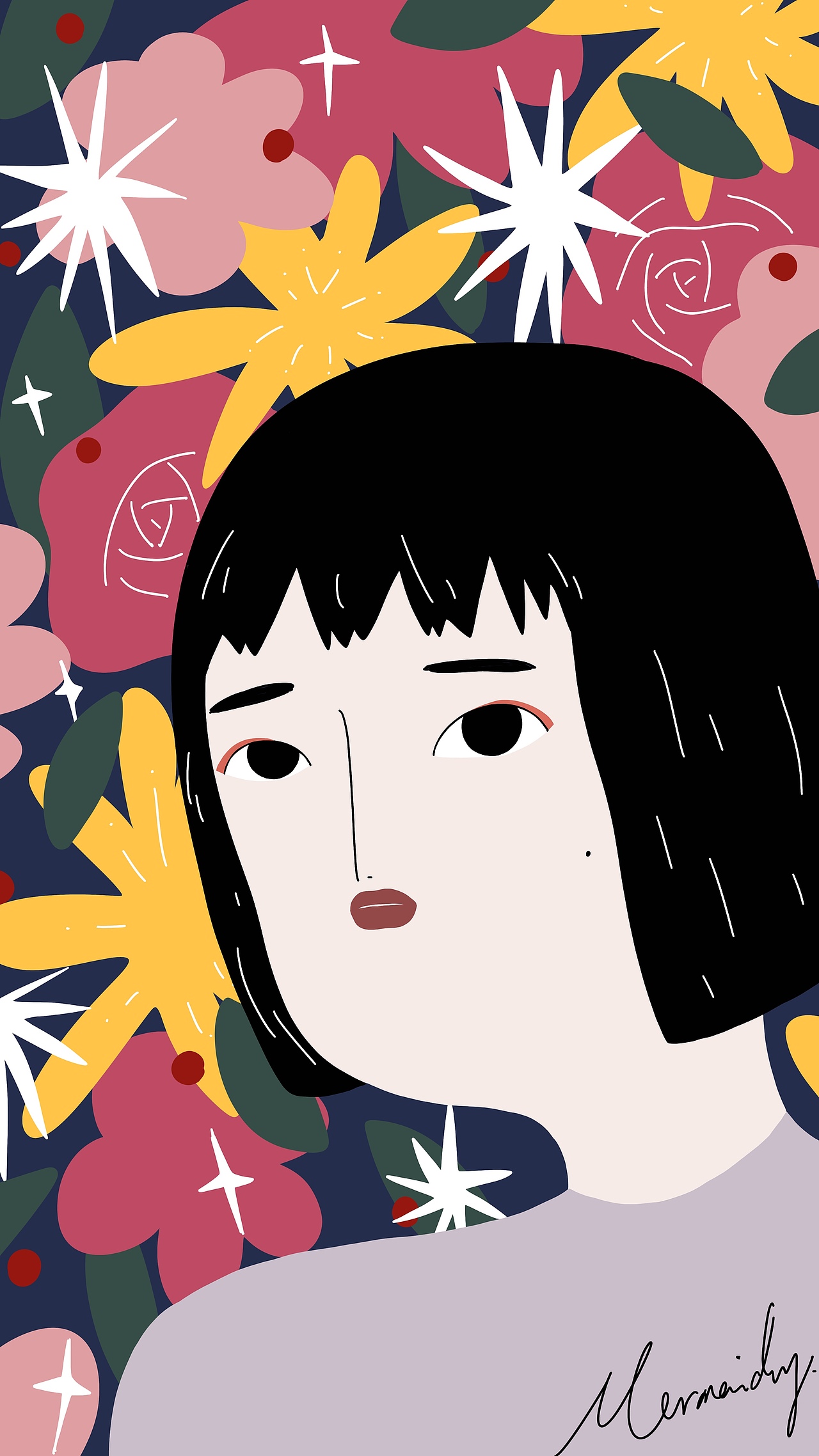 花/20190419（图ZMTU1MDkxOTU2） - 创作习作 - 站酷设计师Mermaidry原创素材 - 站酷ZCOOL