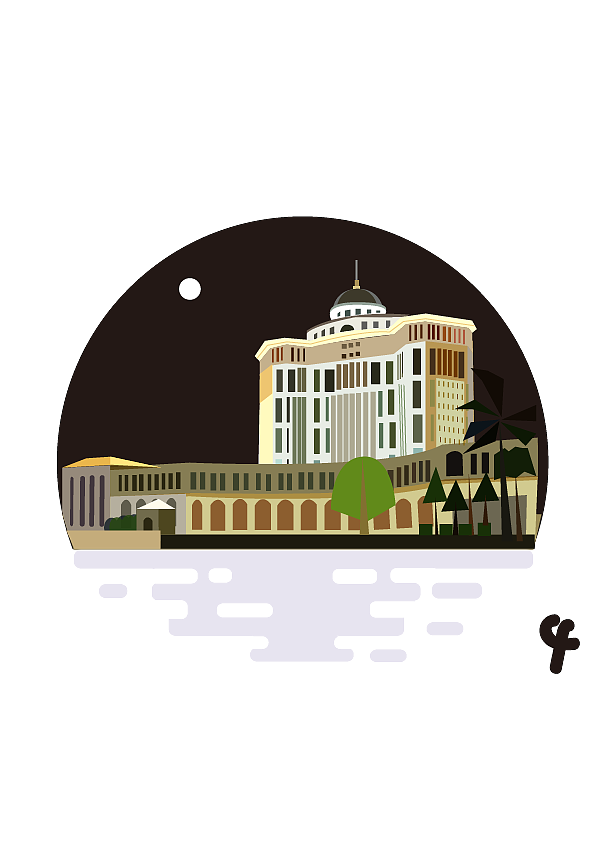 家乡扁平化建筑（图ZOTg1NDMyMDA=） - 其他UI - 站酷设计师无奕原创素材 - 站酷ZCOOL