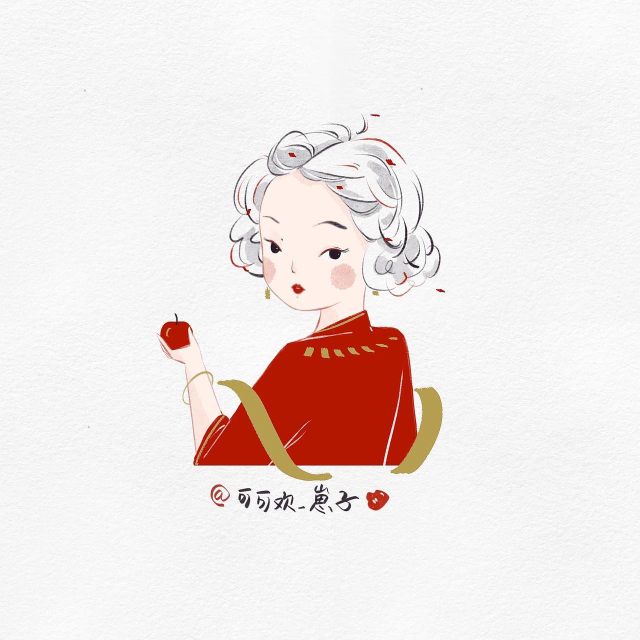 复古风民国少女（图ZMjQwMzgwODky） - 创作习作 - 站酷设计师可可欢原创素材 - 站酷ZCOOL