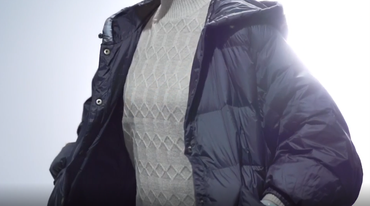 羽绒服短视频拍摄