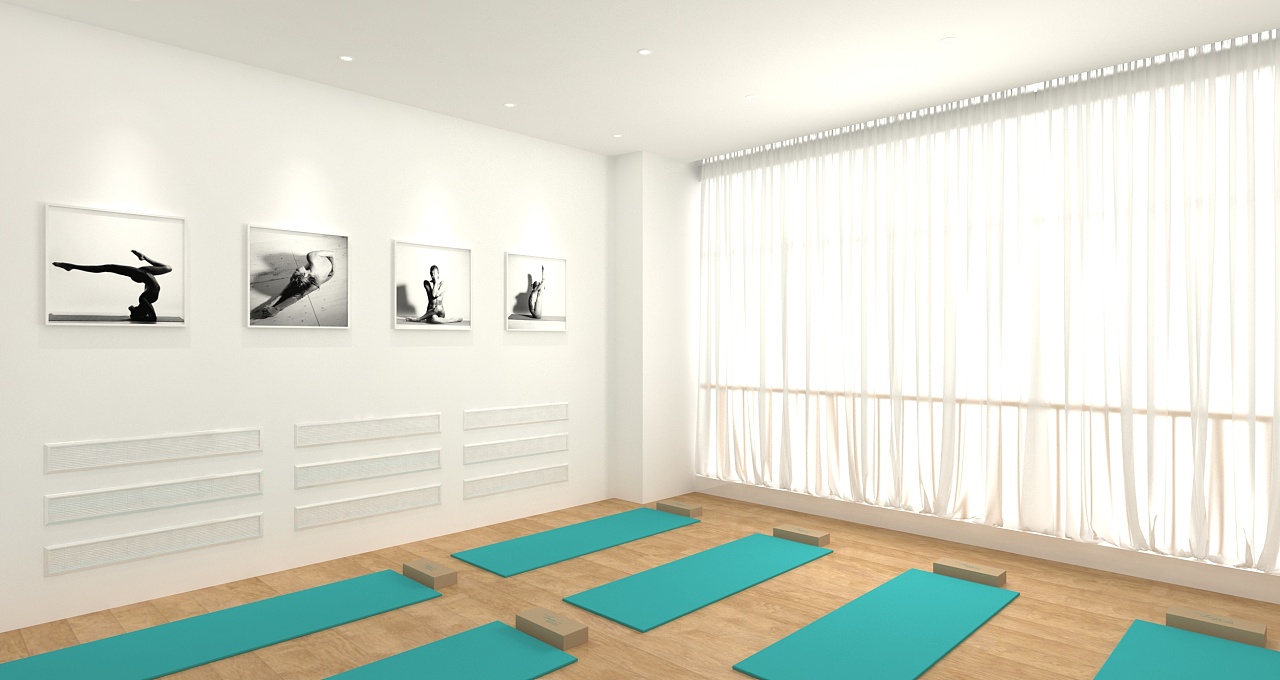 jane瑜伽品牌室内设计