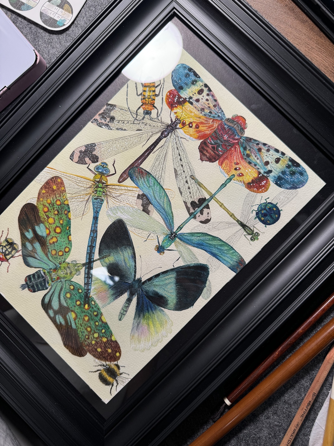 水彩虫虫（图ZMzgwODI5NTIw） - 艺术插画 - 站酷设计师绿绿会画画原创素材 - 站酷ZCOOL