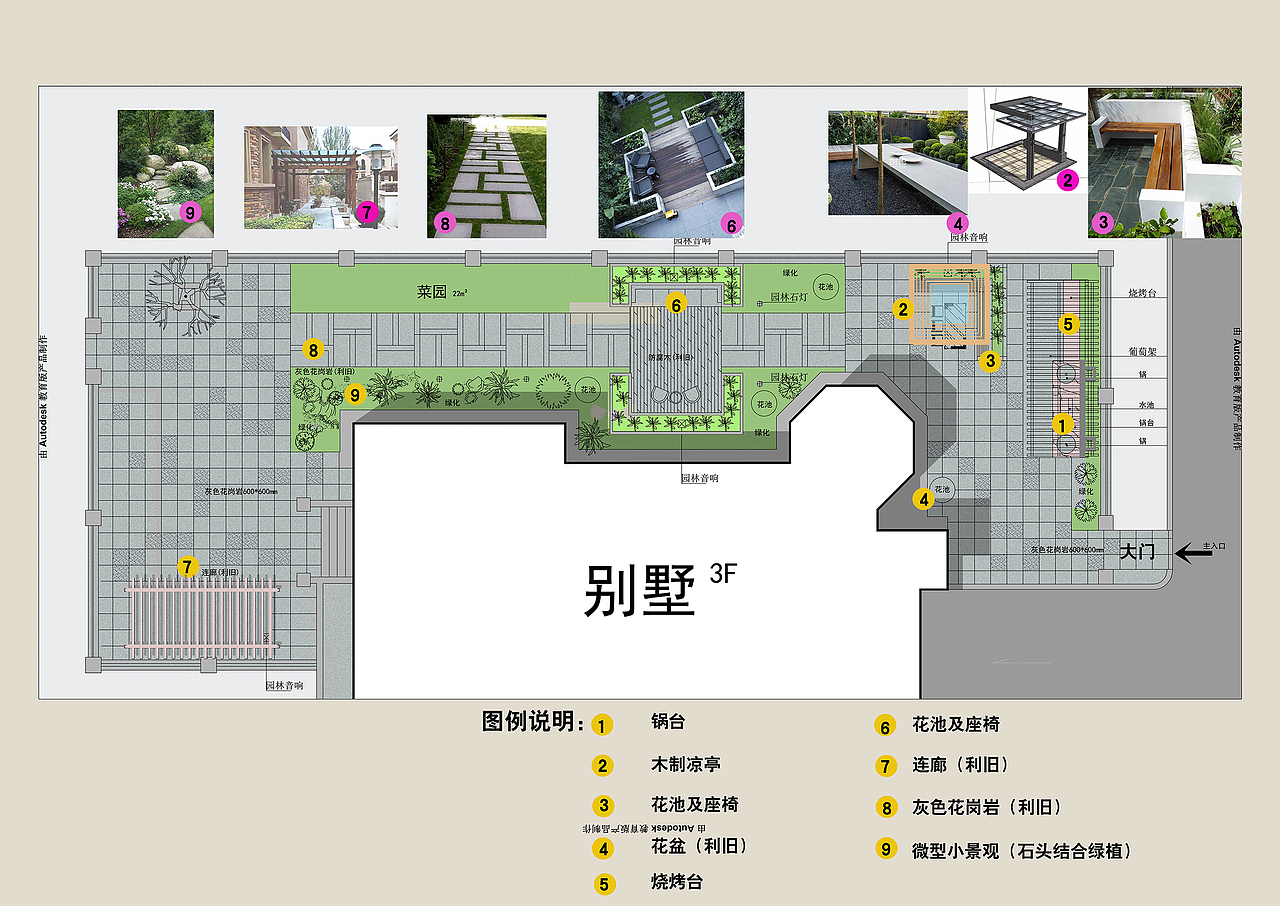 别墅庭院（图ZMTk4MDk0NTUy） - 景观设计 - 站酷设计师北京国科天创原创素材 - 站酷ZCOOL