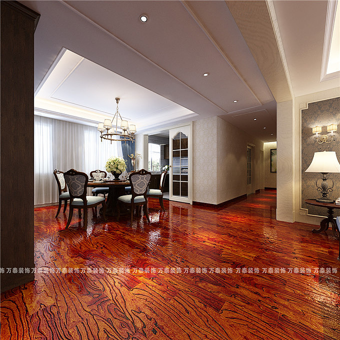 济南黄金山水郡四室两厅三卫一厨整装实景图