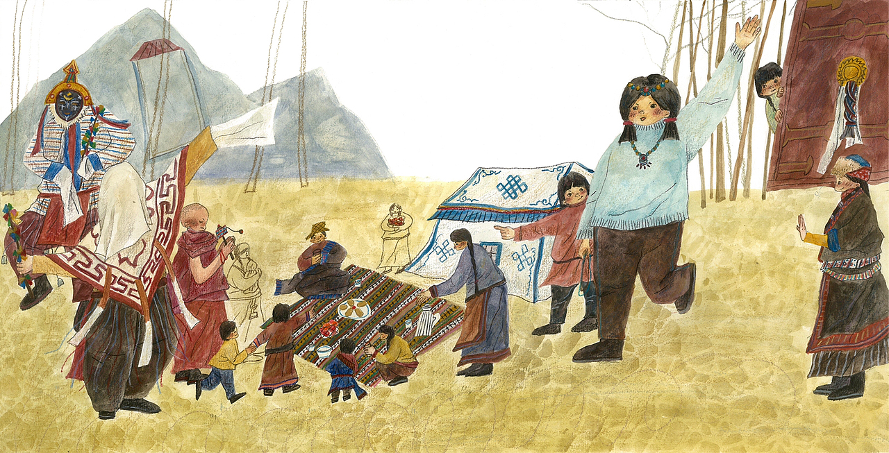 西藏旅人书绘画版（图ZMzIyMDM3Mjcy） - 绘本 - 站酷设计师沐目咩原创素材 - 站酷ZCOOL