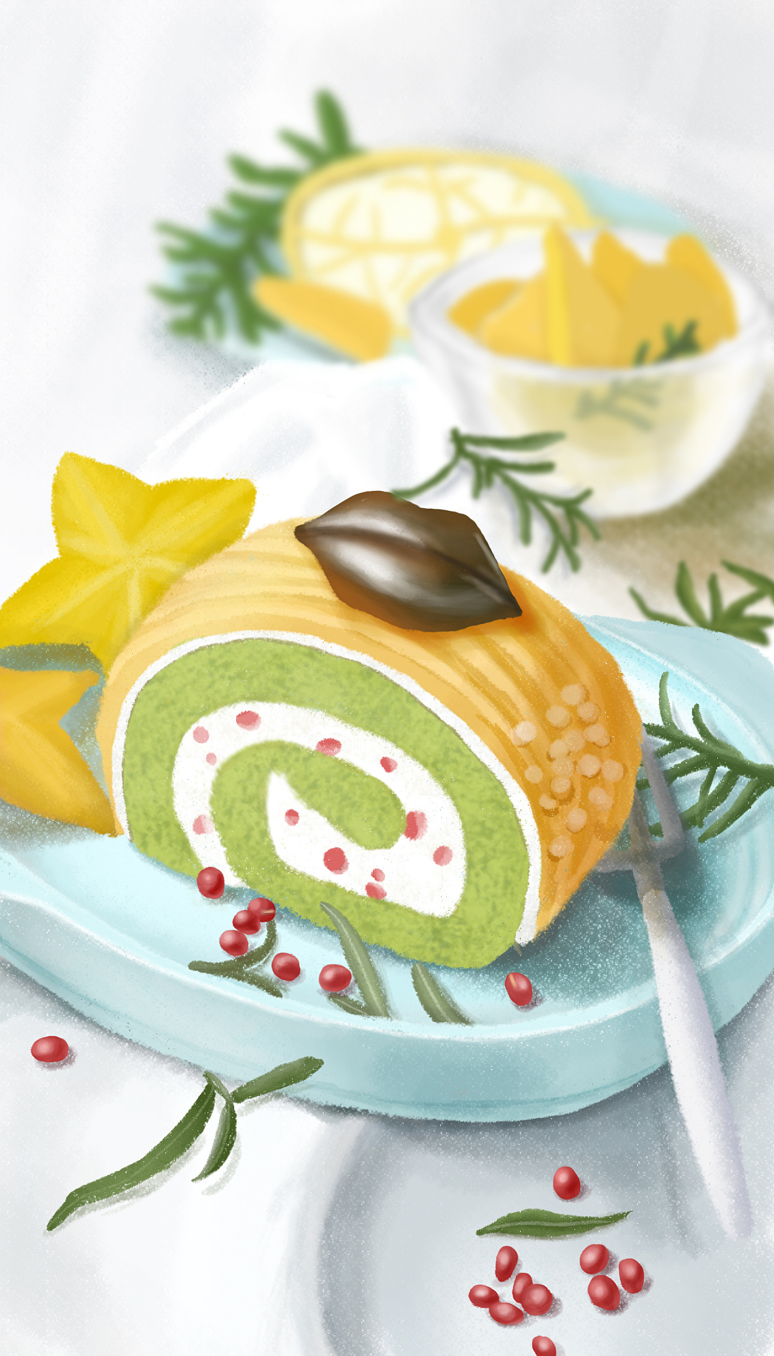 甜品手绘练习|插画|创作习作|emmaa - 原创作品 - 站酷 (zcool)