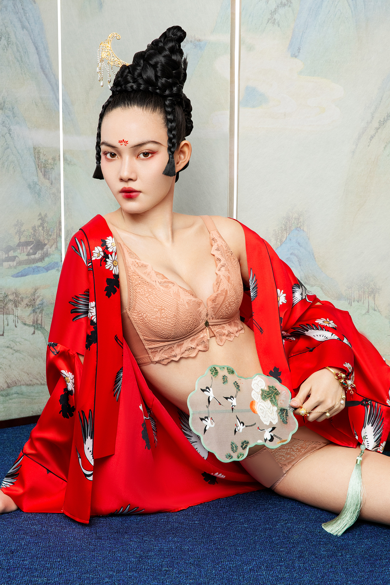 HEIBAI • 形象 | 国风内衣-古兰居(图ZMjg2NTc2NTg0) - 修图/后期 - 站酷设计师杭州黑白影像原创素材 - 站酷ZCOOL