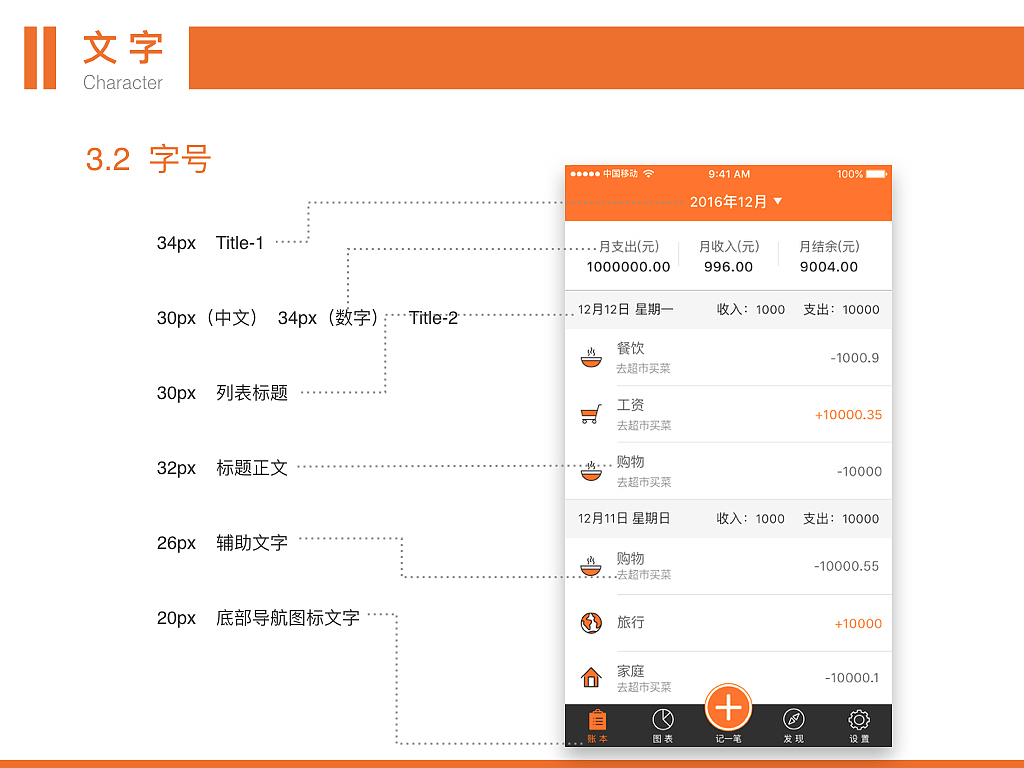财务记账类App移动UI设计规范（图ZNzY1MDE1NjQ=） - APP界面 - 站酷设计师佳Lee原创素材 - 站酷ZCOOL