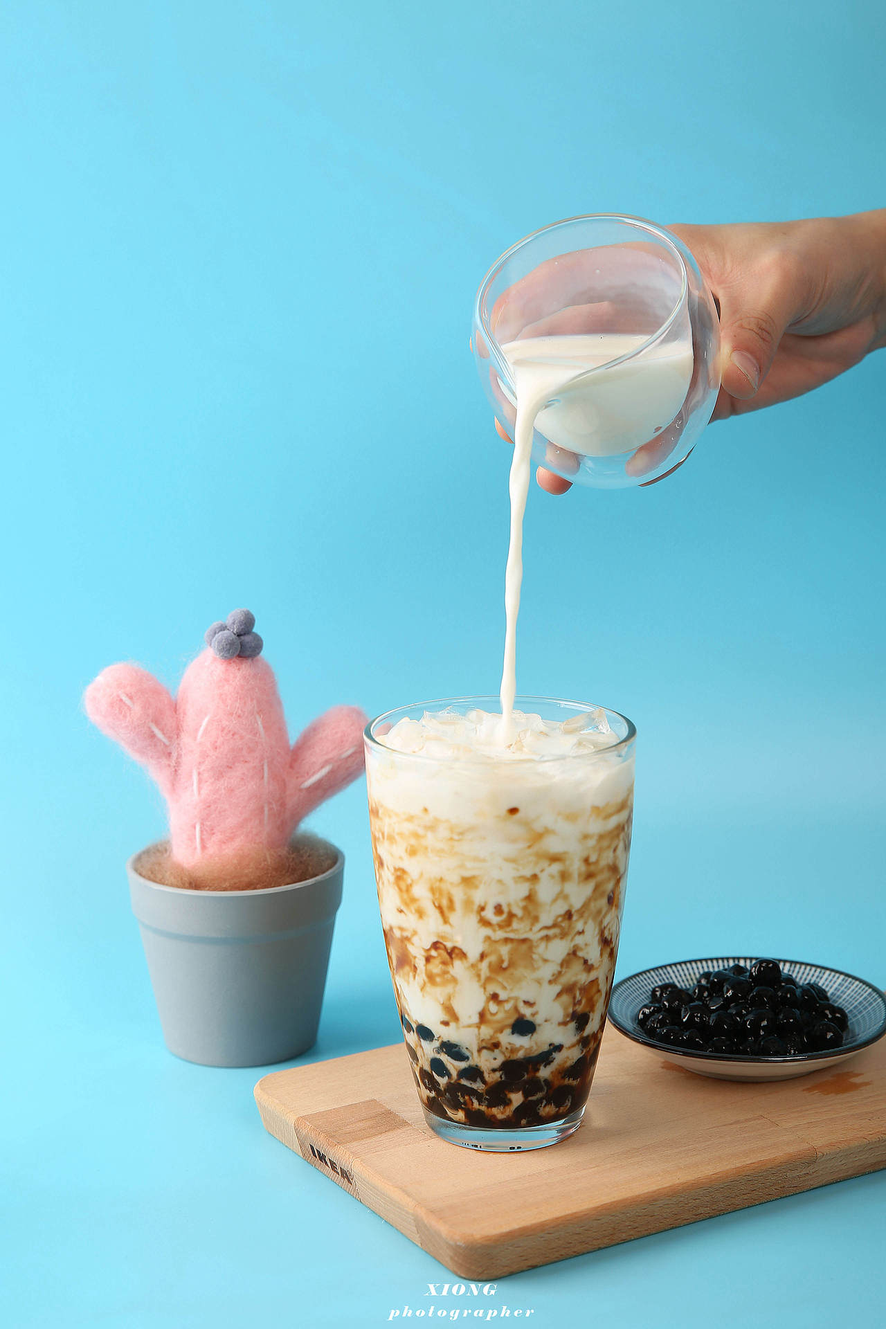 一组可爱简单的饮品