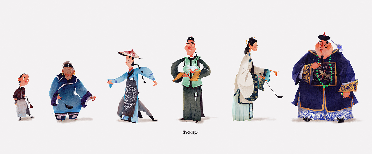 《一品胡-臭鳜鱼》 动画前期美术（图ZNTA0MDY1Njg=） - 商业插画 - 站酷设计师肖楚杰Jasper原创素材 - 站酷ZCOOL