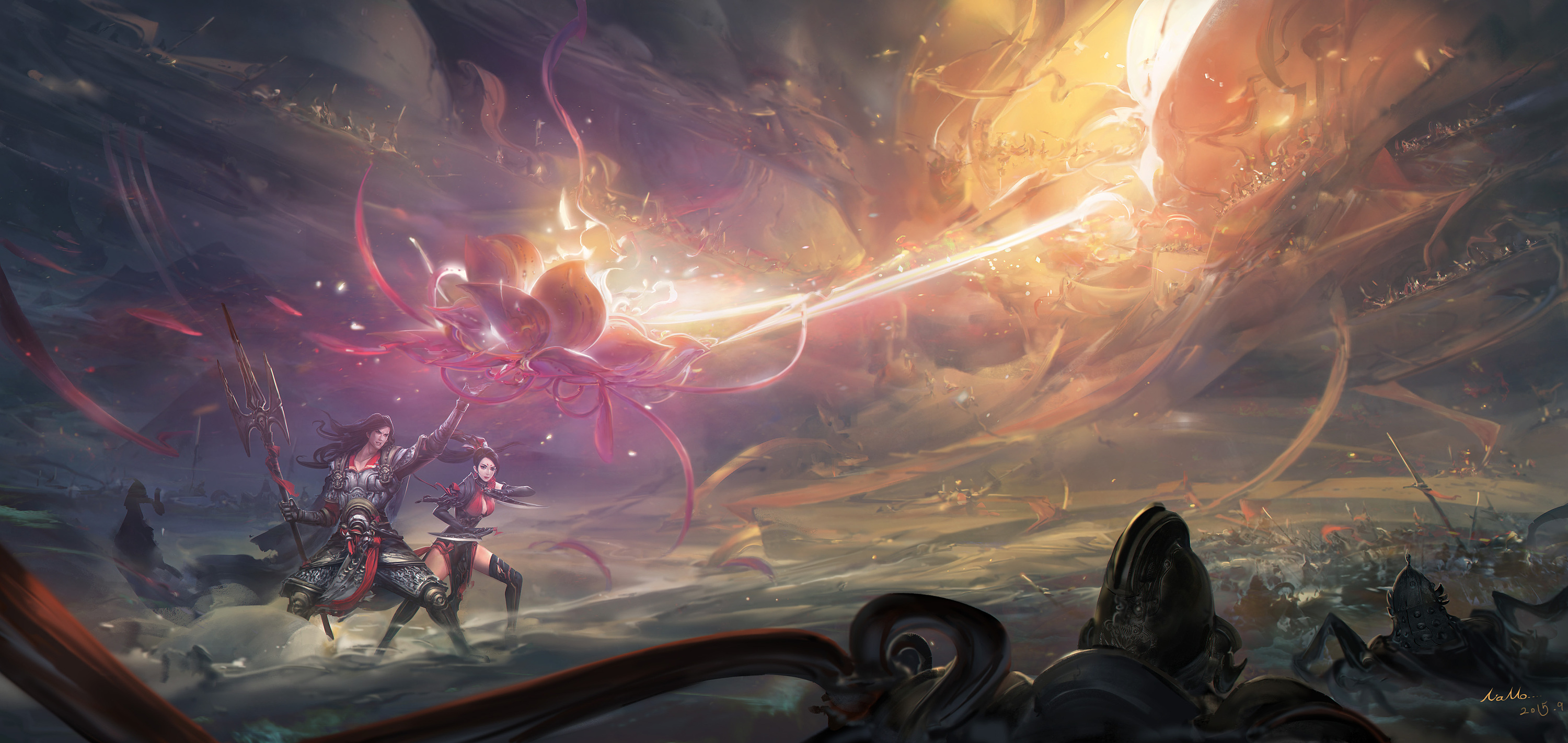 《仙侠世界》2概念设计以及宣传海报系列作品|插画|商业插画|namo张浩