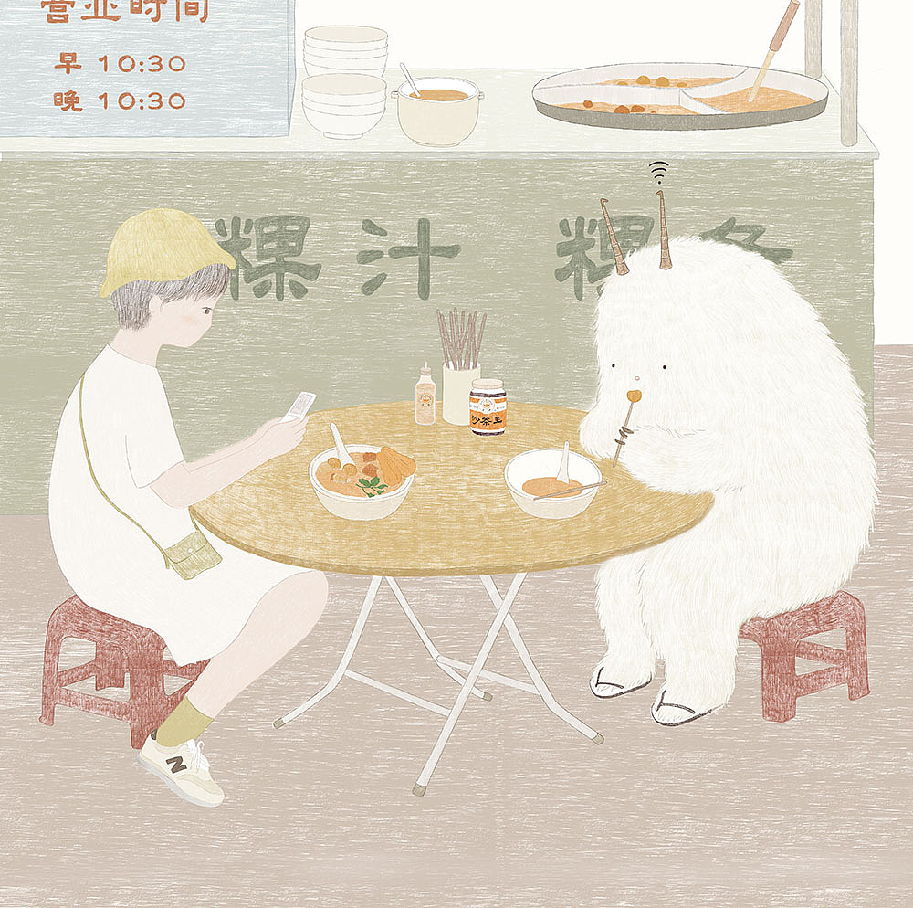 普 通 日 常（图ZMjUxNzAxNjA4） - 商业插画 - 站酷设计师pinkorpink原创素材 - 站酷ZCOOL