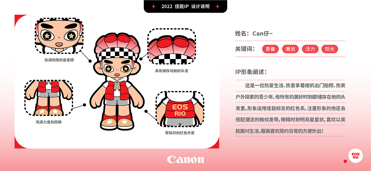 佳能青春IP-Can仔 ~（图ZMzA3NDMzODEy） - IP形象 - 站酷设计师虾渔堡原创素材 - 站酷ZCOOL