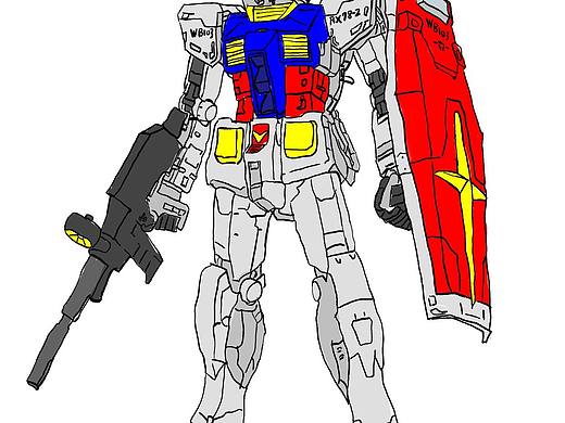 RX78-2鋼彈（個人主頁-ZNjYyMzQ1MTY=） - 藝術插畫 - 站酷設計師PENGUIN模型插畫原創(chuàng)素材 - 站酷ZCOOL