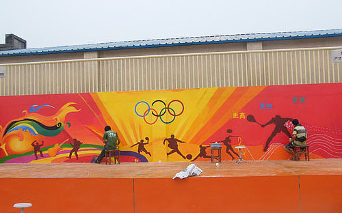 大型墙绘素材|墙体彩绘|壁画|手绘客|艺术壁画|彩绘