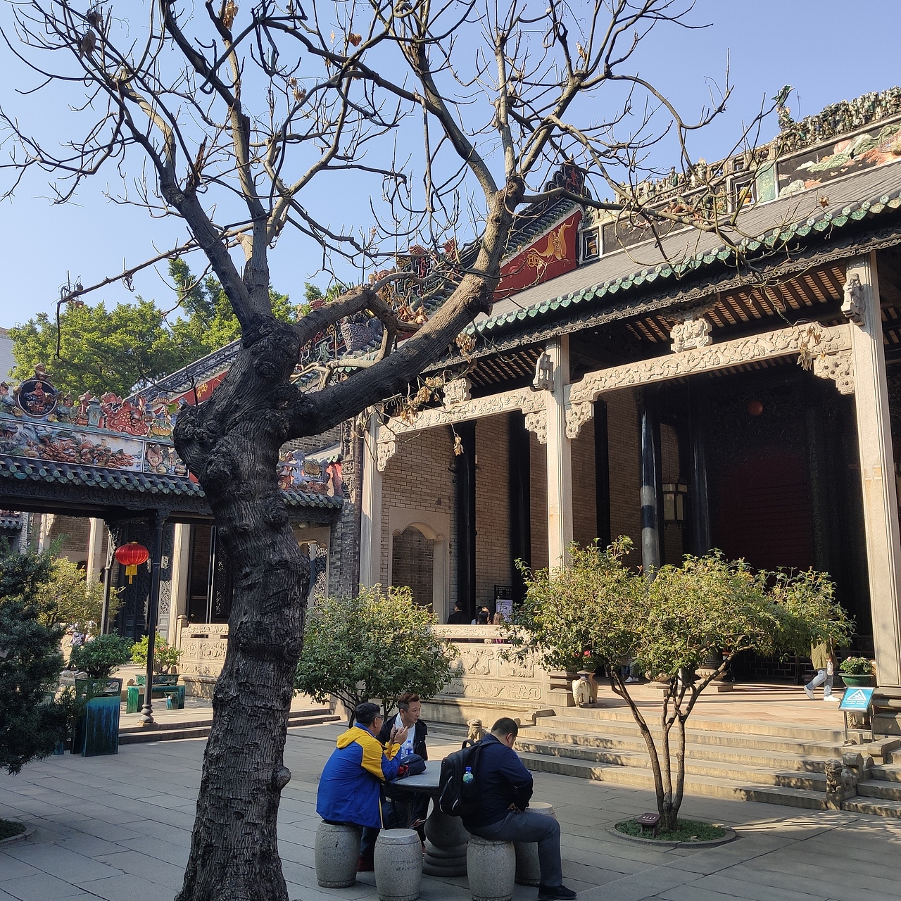 城市速写-陈家祠-画画写生