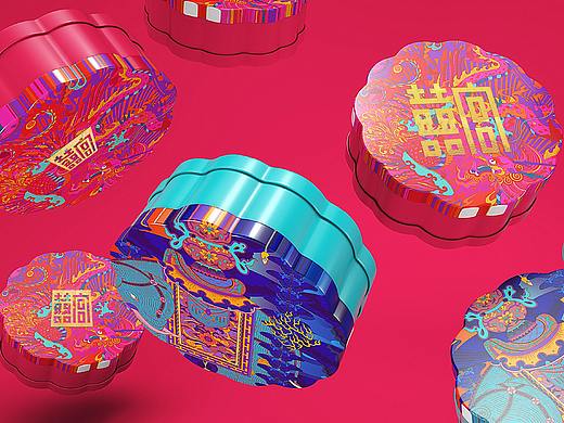 ZEVRE作品：故宫文化《宫囍》包装礼盒形设计。