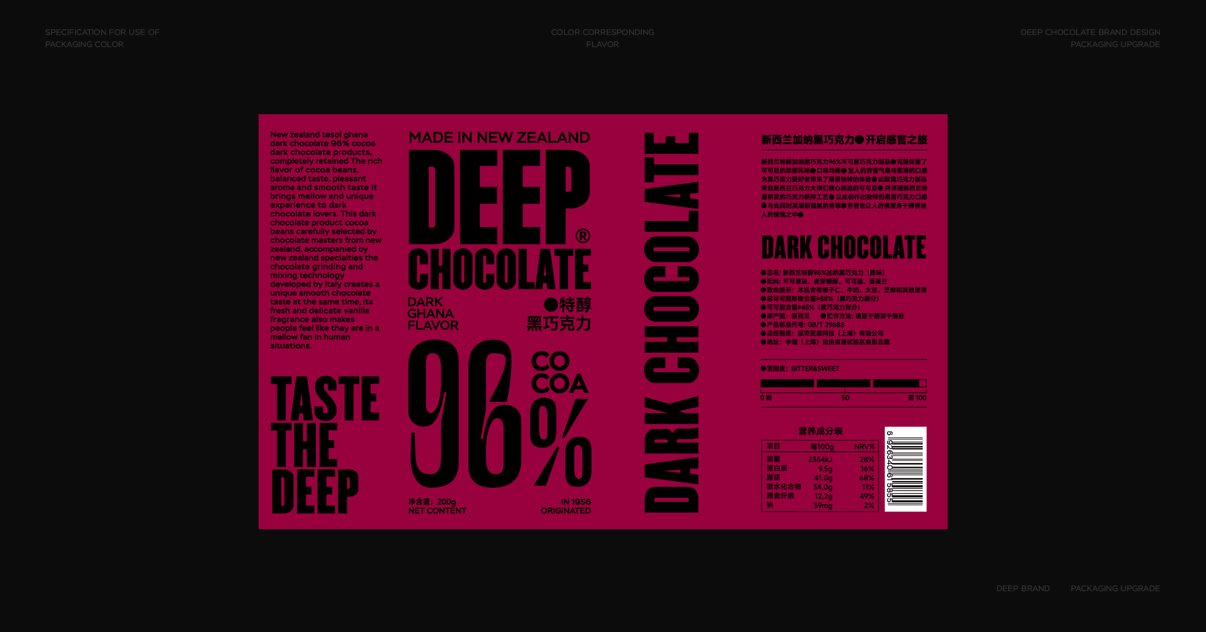 新西兰进口DEEP巧克力品牌包装升级(图ZMjkzMzg4MzM2) - 品牌 - 站酷设计师东临Dolin原创素材 - 站酷ZCOOL