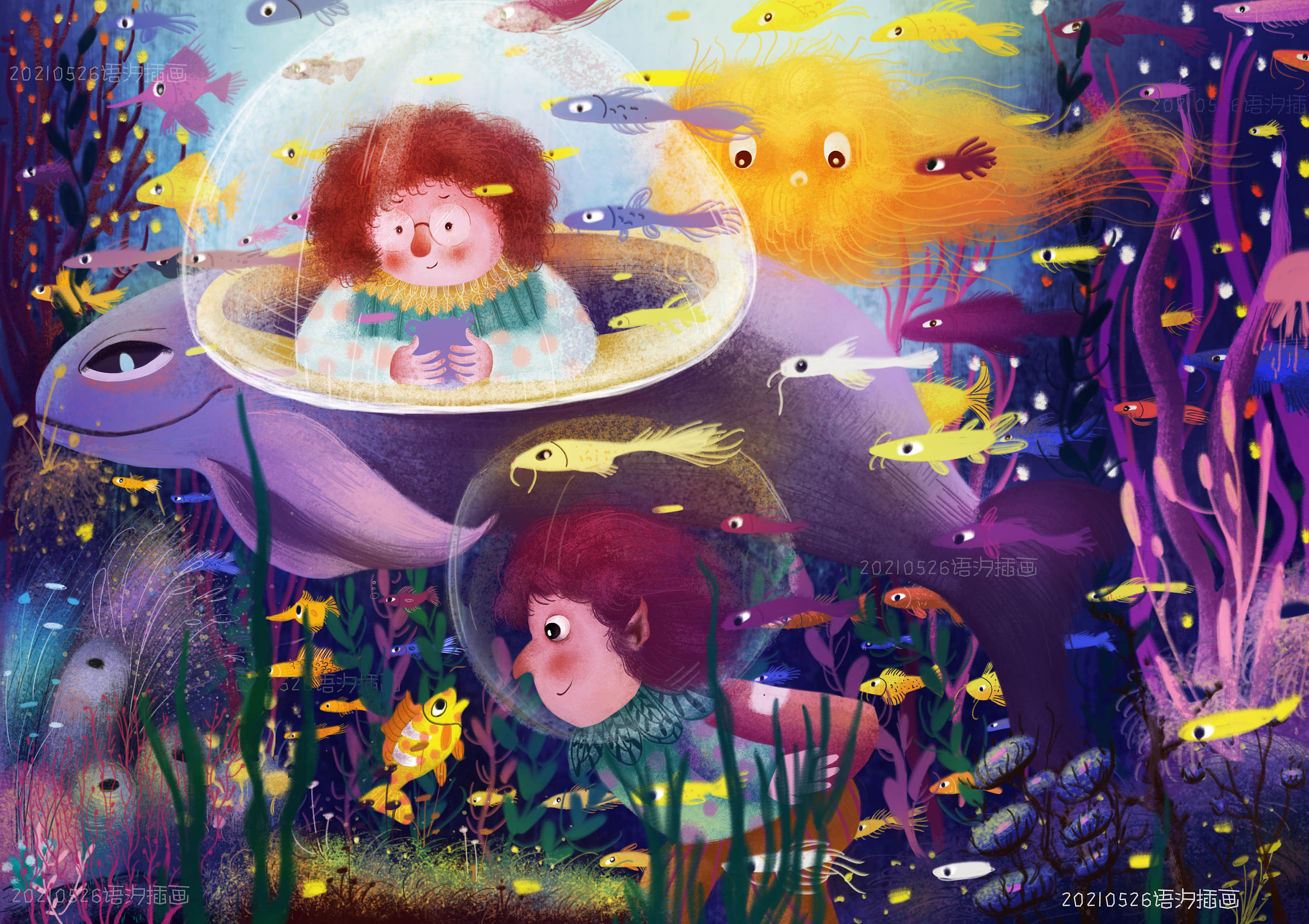 海洋|插画|儿童插画|语汐插画vania - 原创作品 - 站酷 (zcool)