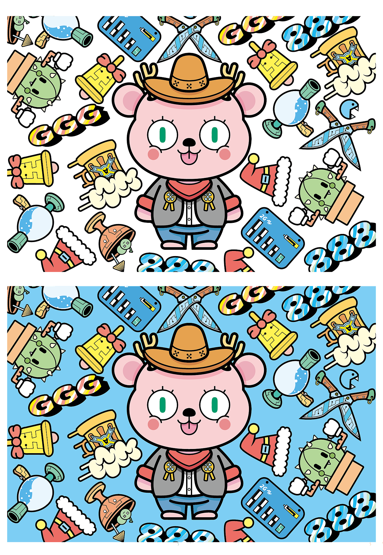 吉祥物设计——我是皮皮，请多指教（图ZMjgwOTQzMTc2） - IP形象 - 站酷设计师癫狂俱乐部原创素材 - 站酷ZCOOL