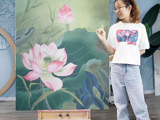 墙绘课程 | 丙烯作品