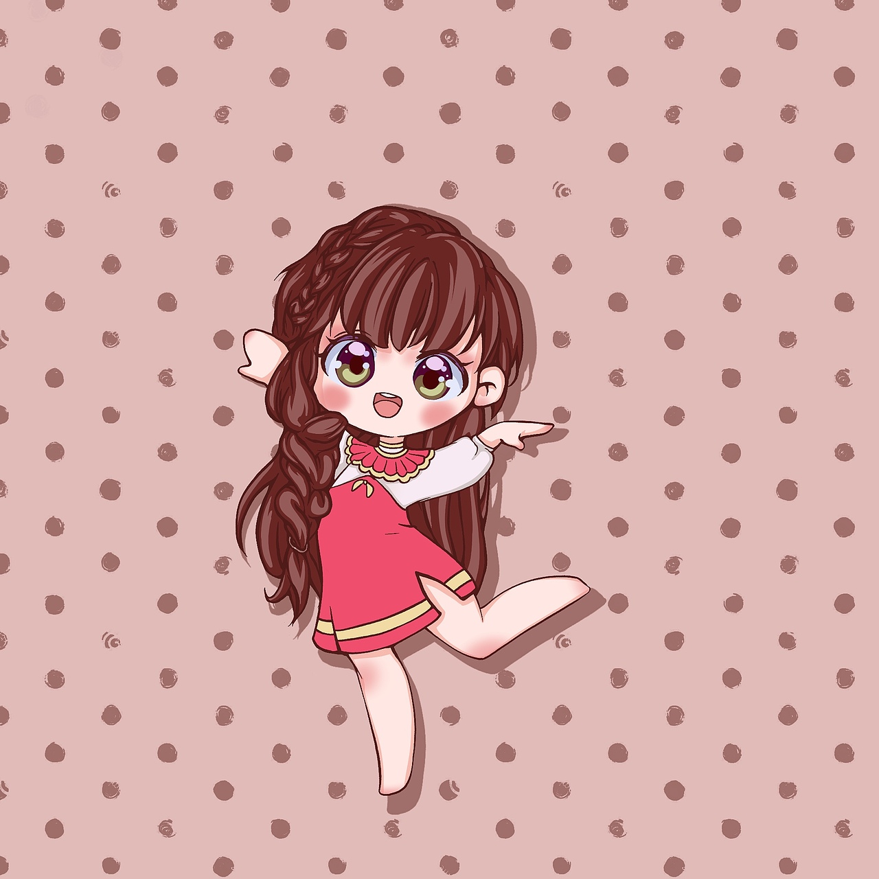 原创作品插画儿童插画q版卡通动漫南岸的风二十四节气620南岸的风08