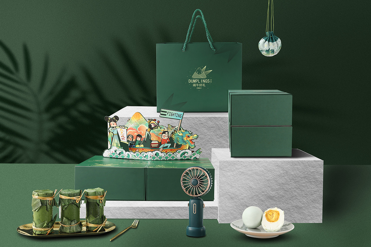 天猫粽子礼盒拍摄