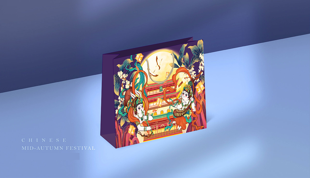 中秋月饼插画（图ZMjcwMDI1NzQ0） - 包装 - 站酷设计师Z22037477原创素材 - 站酷ZCOOL