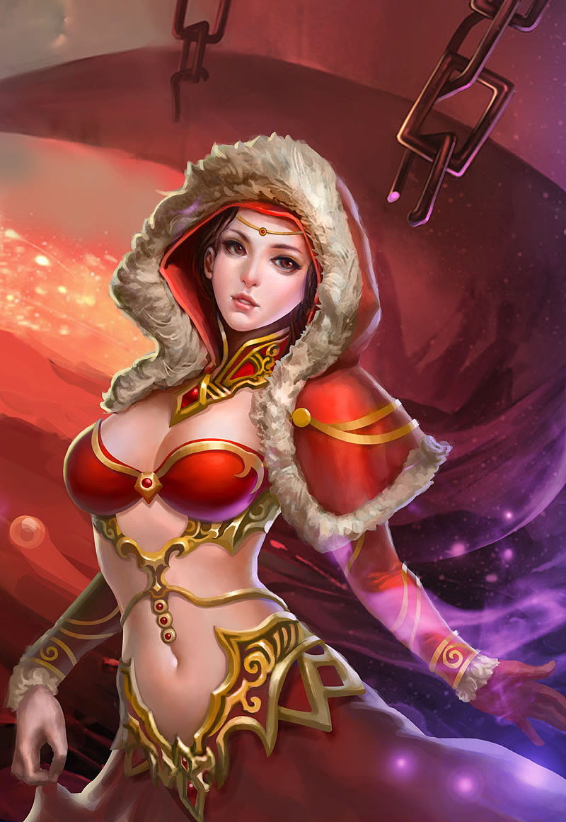 手机游戏卡牌人物