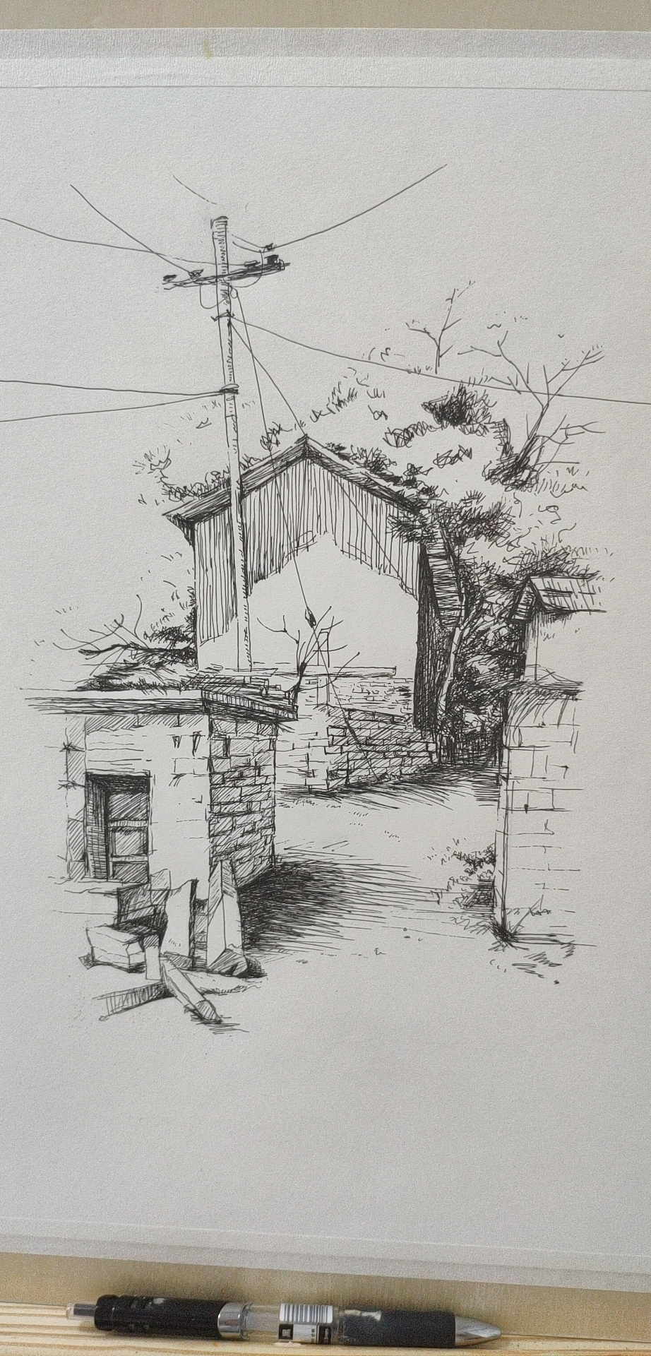 钢笔画风景（图ZMjA1NjgwNTg4） - 创作习作 - 站酷设计师李依云原创素材 - 站酷ZCOOL