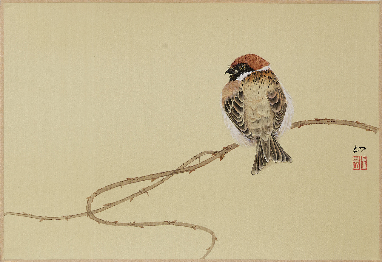 张田伟花鸟画作品