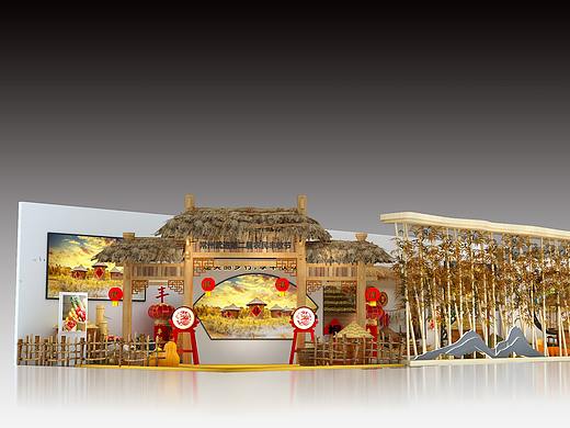 3D效果图展会展厅舞台美陈设计