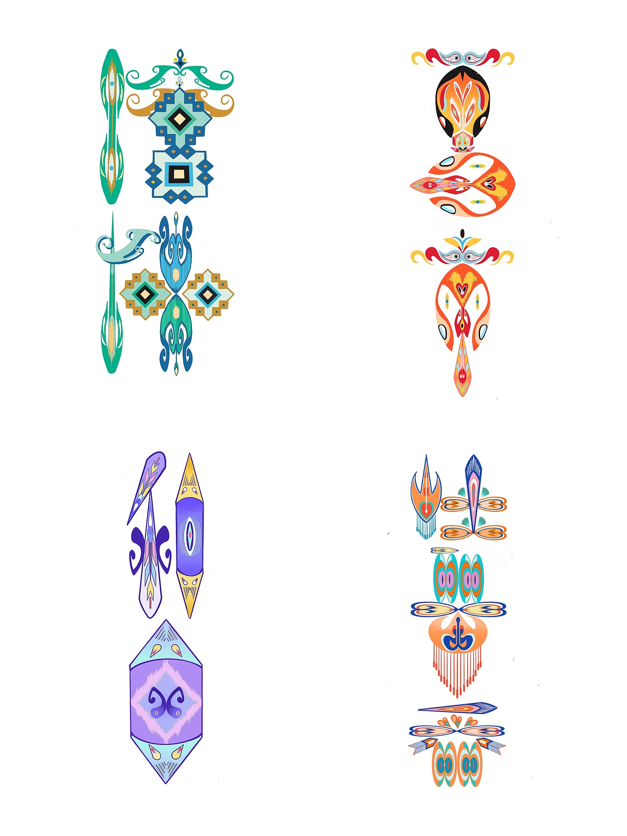 以“艾德莱斯绸”为主题的新疆博物馆文创设计（图ZMjY0OTQwODg4） - 品牌 - 站酷设计师加点盐吧原创素材 - 站酷ZCOOL