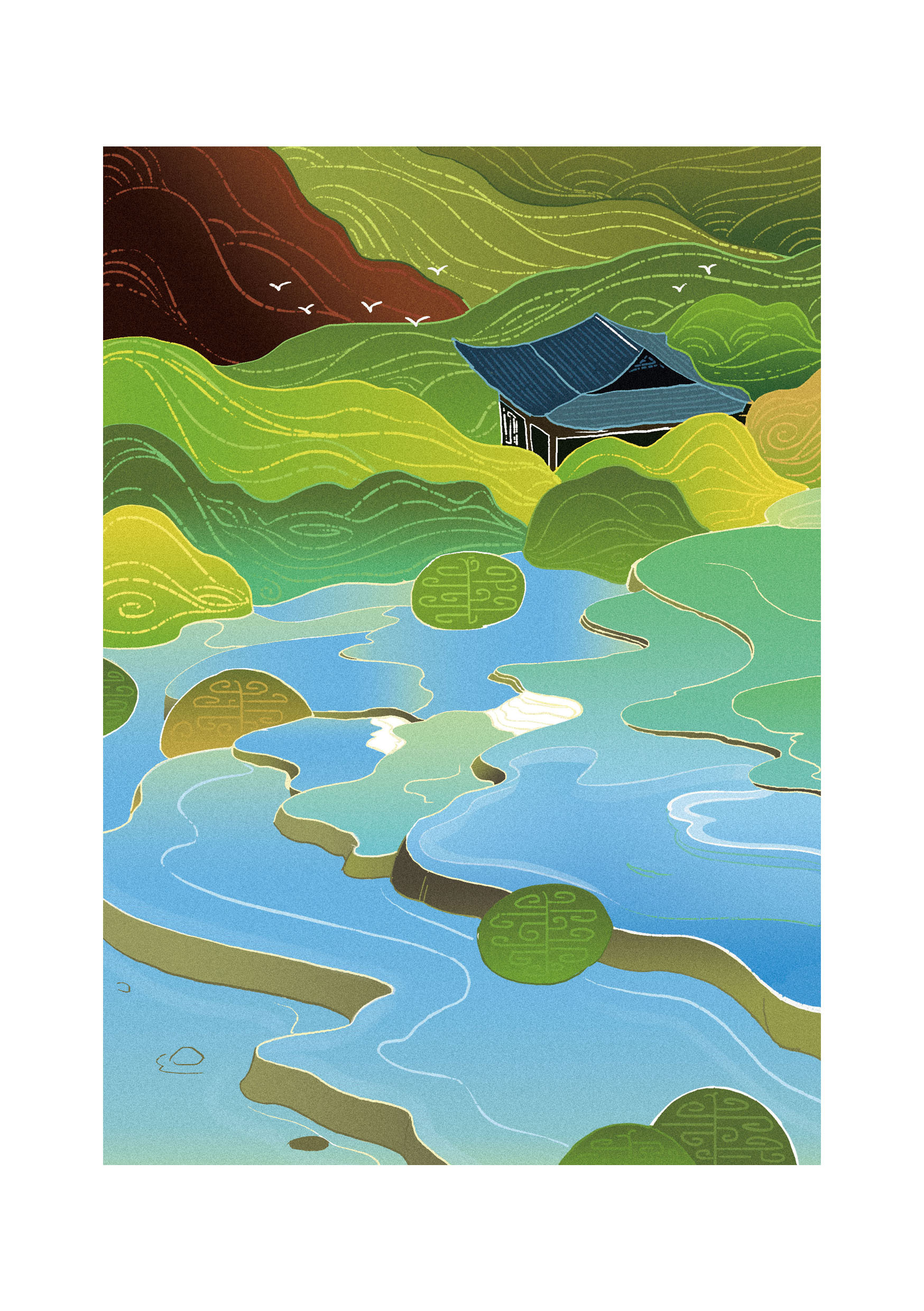 四川文化 插图|插画|商业插画|你好牛二 - 原创作品 - 站酷 (zcool)