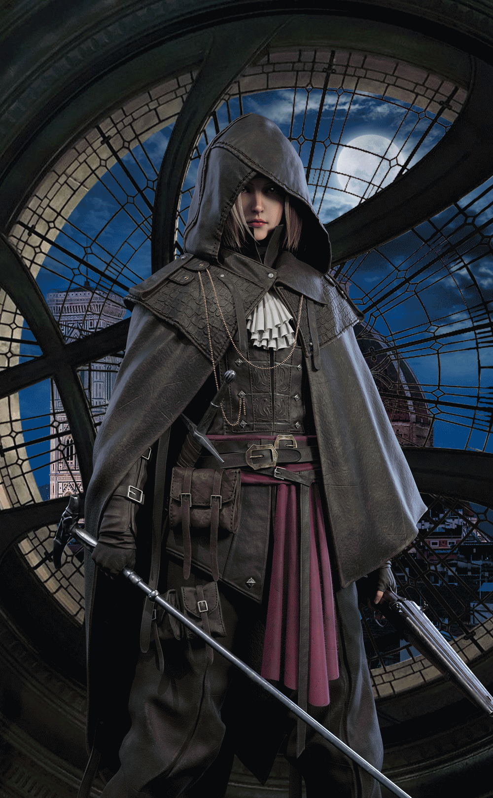 生鲜/人物/调色合成海报X叁