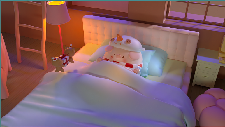 屁可猪圣诞公司盲盒动画视频