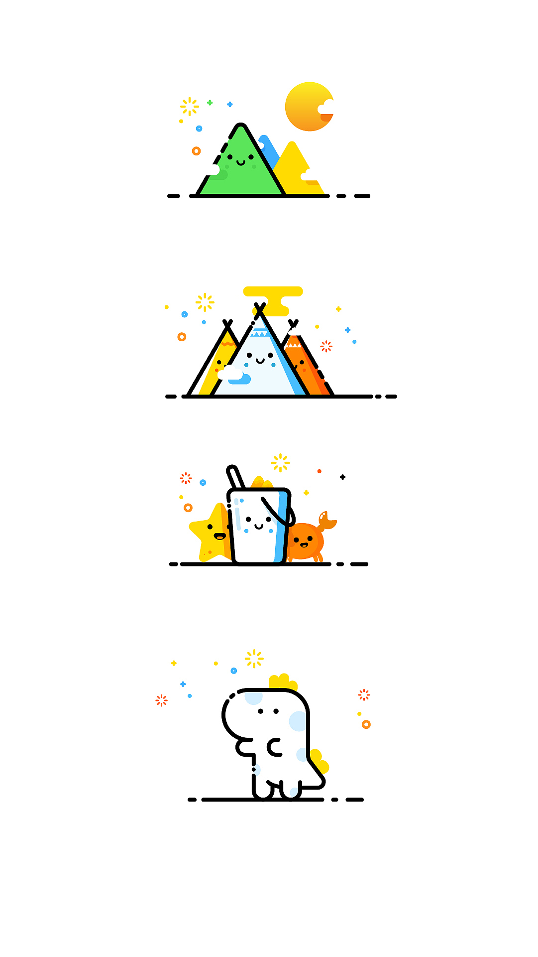 描边风格图标（图ZNDk4NDQwODQ=） - 图标 - 站酷设计师Divik_Wu原创素材 - 站酷ZCOOL