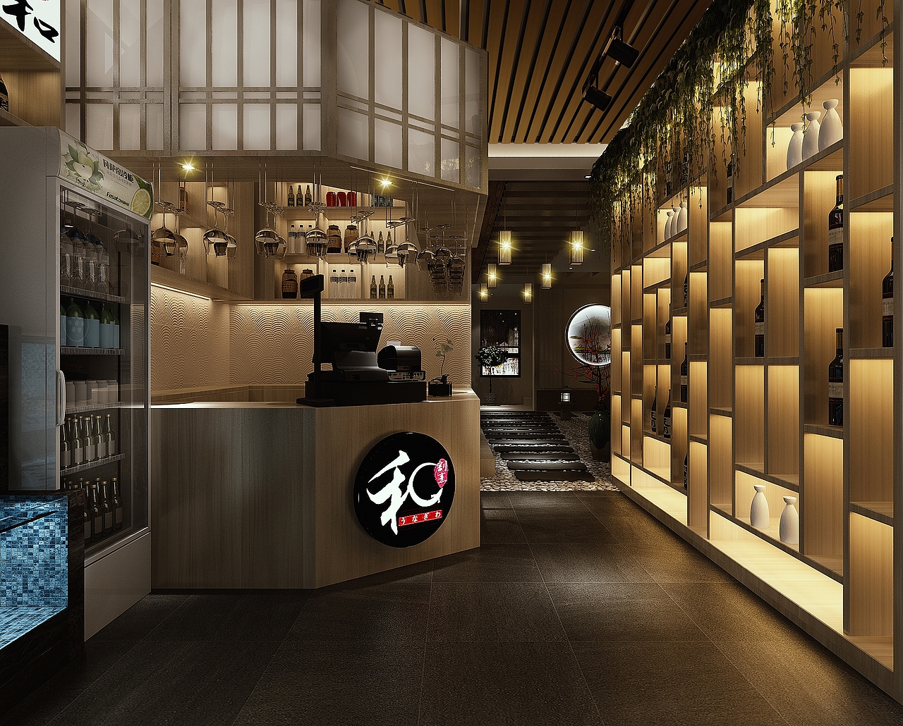 日料店效果图（图ZMjE4ODE1MjY0） - 建筑/空间 - 站酷设计师丶Maskdear原创素材 - 站酷ZCOOL