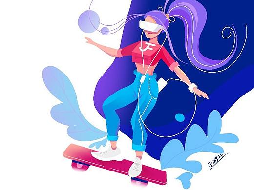 procreate 插画（个人主页-ZMzc2MTk3NDg=） - 创作习作 - 站酷设计师LilFun95原创素材 - 站酷ZCOOL