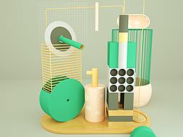 C4D-臨摹場(chǎng)景