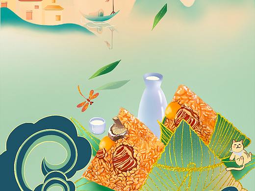 端午节（个人主页-ZNTMwNDkyNDg=） - 创作习作 - 站酷设计师奈荷NH原创素材 - 站酷ZCOOL