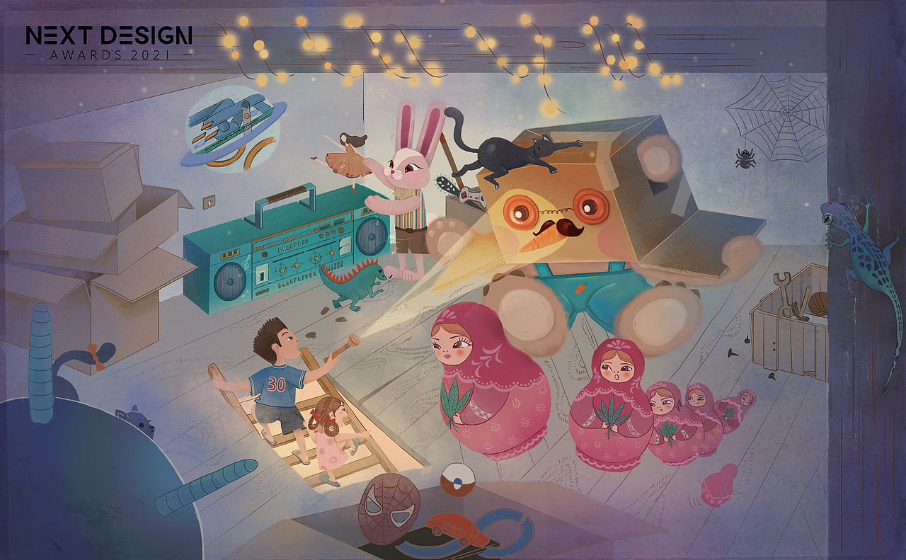 華為全球主題設(shè)計(jì)大賽（圖ZMjY4NTIwMzMy） - 商業(yè)插畫 - 站酷設(shè)計(jì)師池鯉Chili原創(chuàng)素材 - 站酷ZCOOL