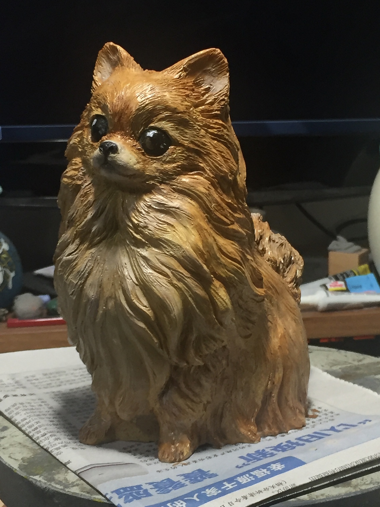 都是灰油泥做的原型,翻玻璃钢,油画颜料上色.登录 / 注册