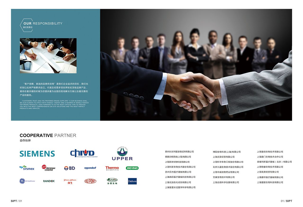 医疗公司 宣传册版式排版 企业画册目录 产品目录 商业dm catalog