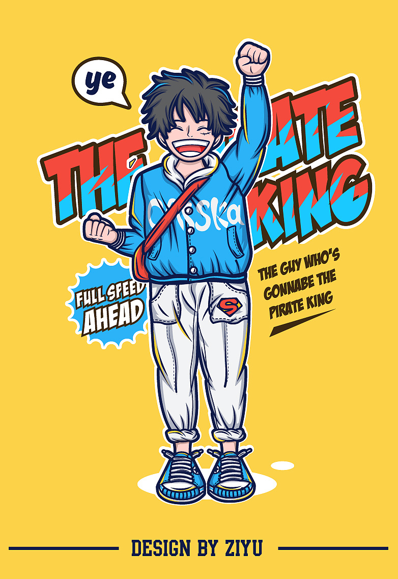 潮流插画练习（图ZMjU5ODU4NzQ0） - 创作习作 - 站酷设计师是子鱼呀原创素材 - 站酷ZCOOL