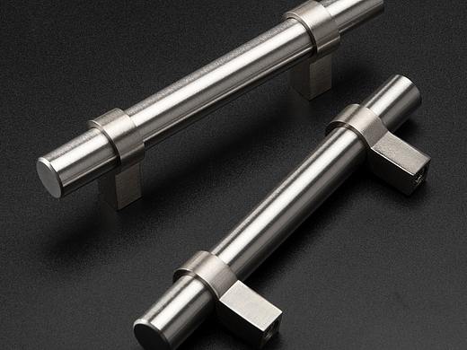 现代简约橱柜银色家具拉手