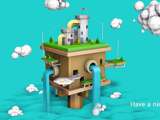 之前的c4d练习（个人主页-ZMjUyMDIwODQ=） - 其他 - 站酷设计师樂一李原创素材 - 站酷ZCOOL