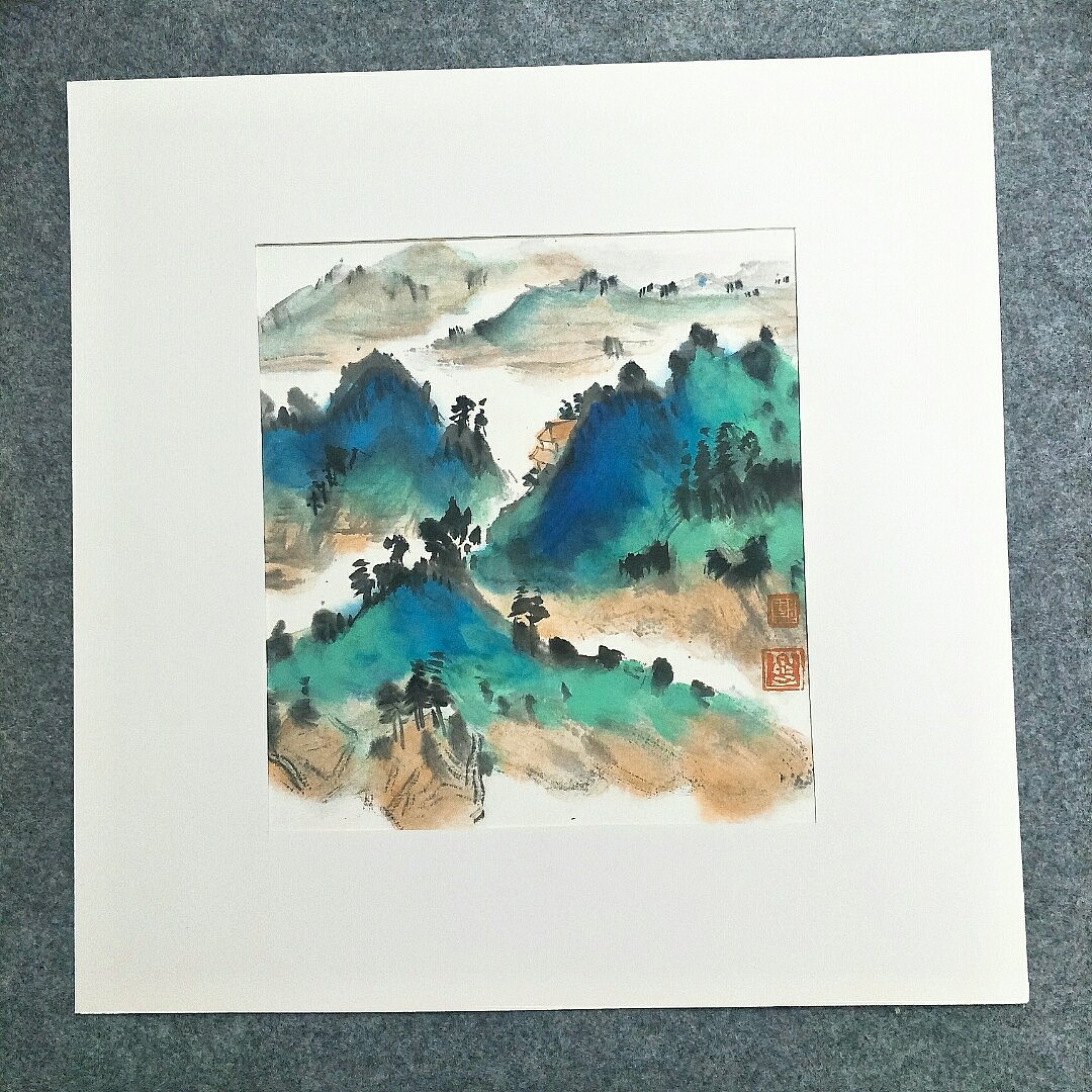 青绿山水小品 ①