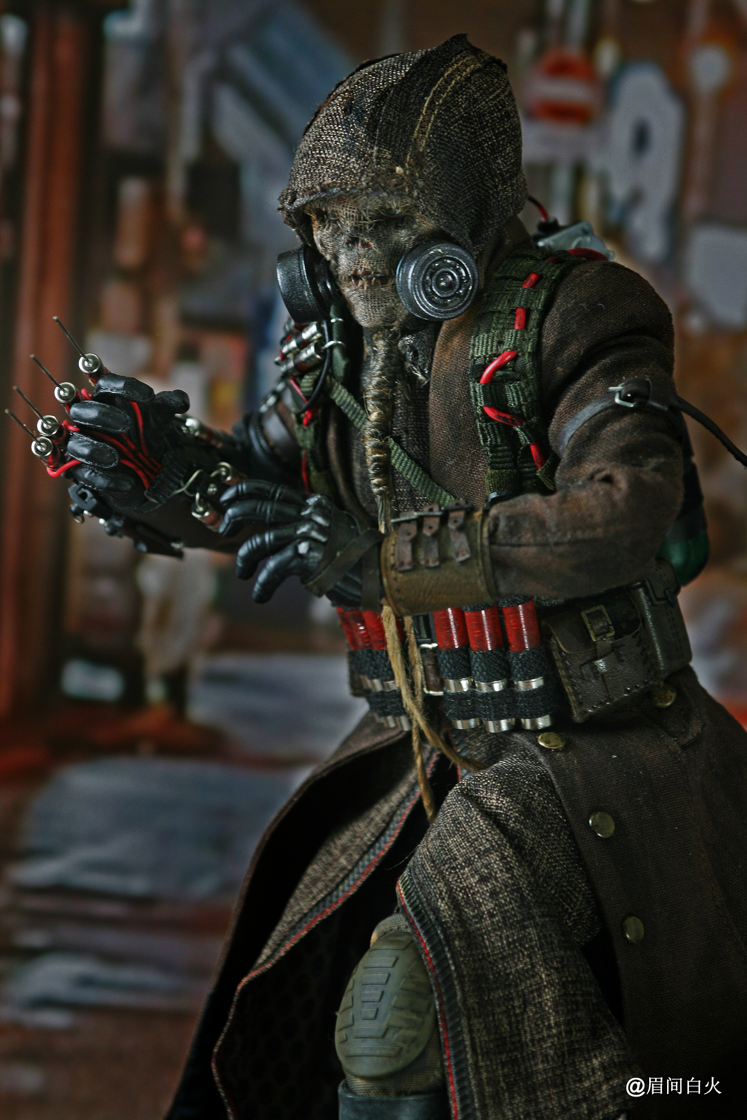 眉间白火的臆造自d之稻草人|手工艺|手办/模玩|眉间白火tan - 原创