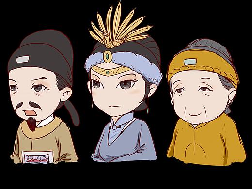 红楼梦人设（个人主页-ZMjY3NDg0NzY=） - 绘本 - 站酷设计师玩火尿炕原创素材 - 站酷ZCOOL